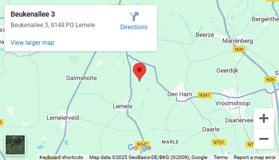 locatie van de familieboerderij