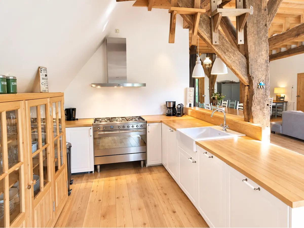 Grote open keuken Grote open keuken voor heerlijke maaltijden tijdens het familieweekend